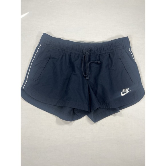 Nike Pants - Nike Sportswear Women's Running Shorts Navy Blue Size L (12-14)